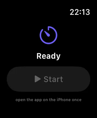 Watch: focus ready to start